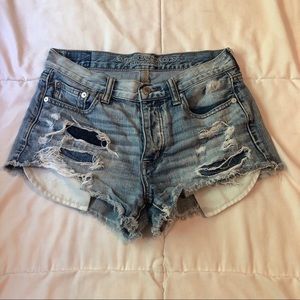 American eagle vintage hi-rise festival shorts